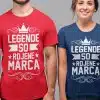 Majica Legende So Rojene - Marca — detajl natisa