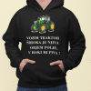 Kapucar Vozim Traktor — tisk na majico