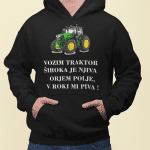 Kapucar Vozim Traktor — tisk na majico