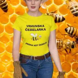 Majica Najboljša Čebelarka — tisk na majico