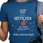 Majica Super Učiteljica — tisk na majico