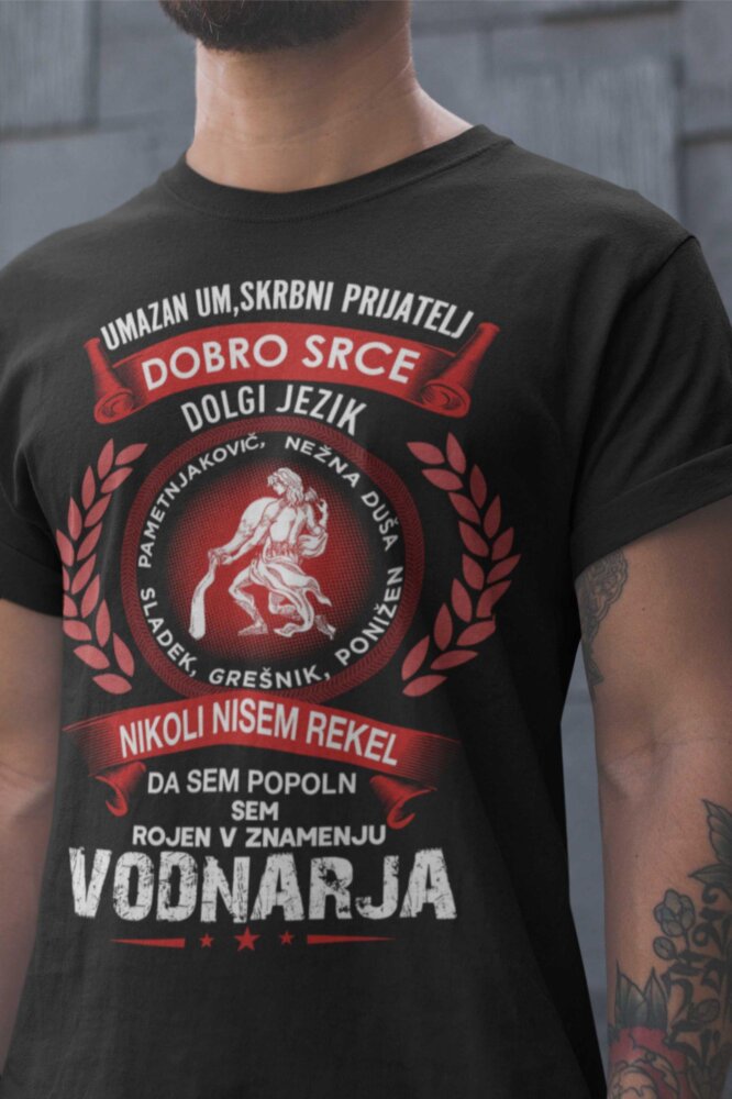 vodnar-web Majica Horoskop Vodnar — tisk na majico