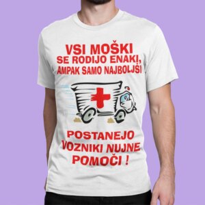 Majica Tako Izgleda Najboljši Voznik Nujne Pomoči — tisk na majico