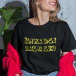 Majica - Ženska brez dlake na jeziku — tisk na majico