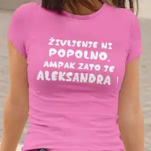 Življenje ni popolno, ampak zato je [IME PO ŽELJI] — detajl natisa