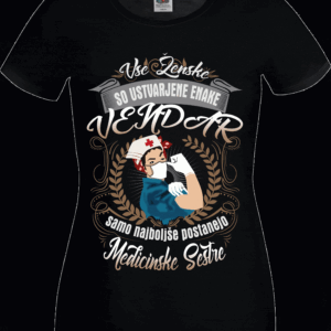 Majica Medicinske Sestre — detajl natisa