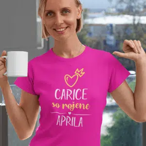 Majica Carice So Rojene Aprila (NOVO) — detajl natisa