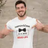 Majica - Fantovščina ADIJO LIFE — tisk na majico