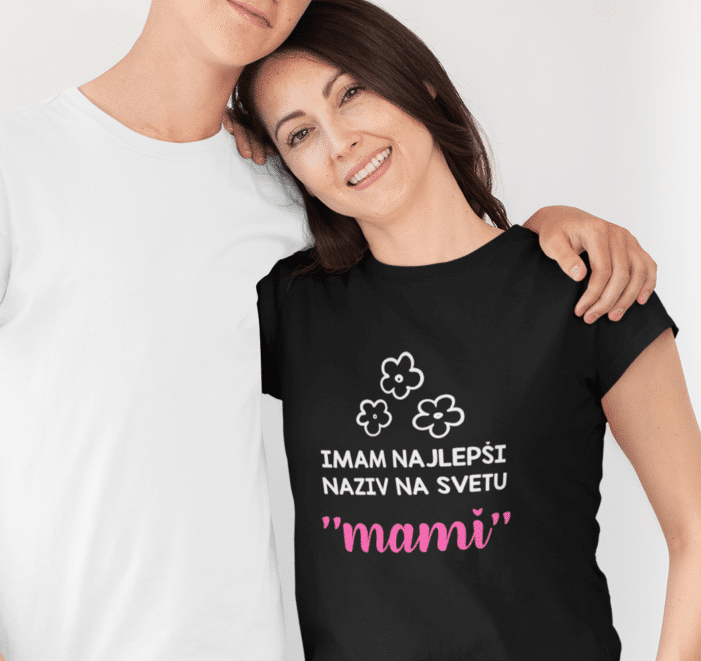 Majica - Imam Najlepši Naziv Mami — tisk na majico
