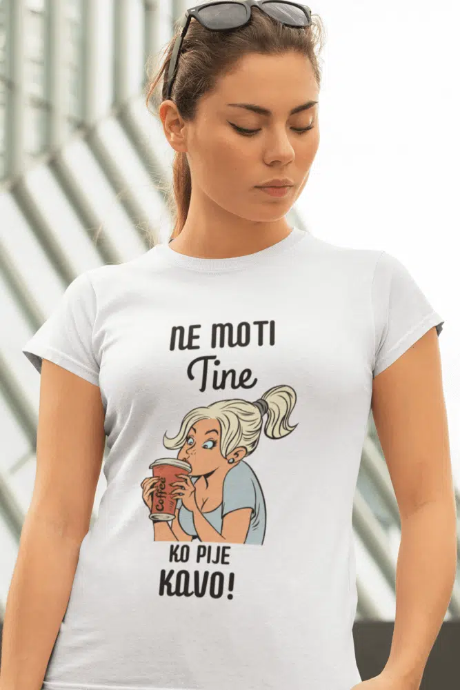 Ne moti Tine, ko pije kavo — detajl natisa