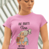 Ne moti Tine, ko pije kavo — tisk na majico