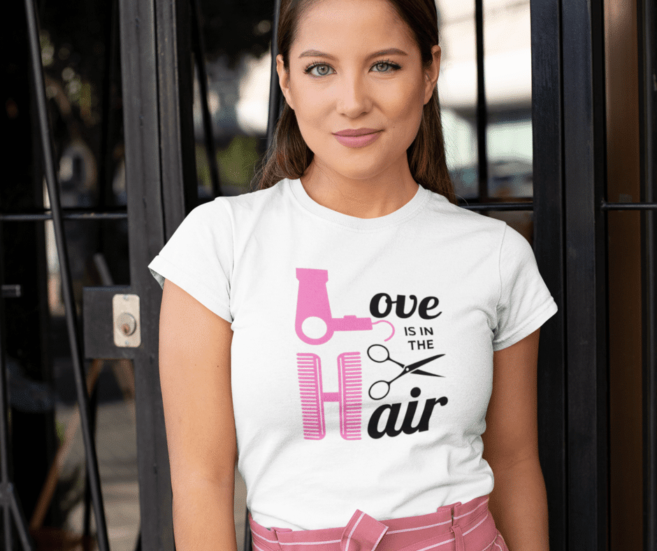 Majica - Love Is In The Hair — tisk na majico