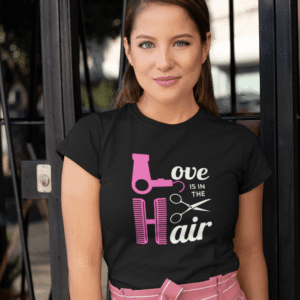Majica - Love Is In The Hair — detajl natisa