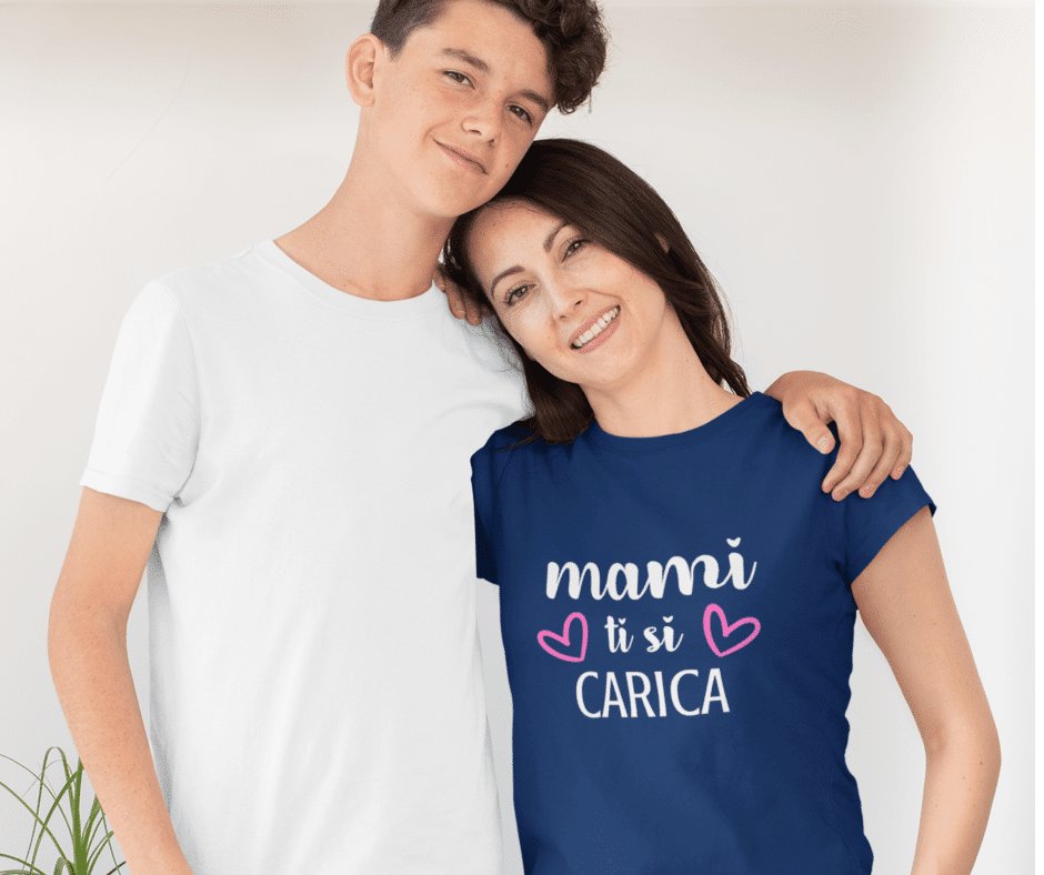 Majica - Mami Ti Si Carica — detajl natisa