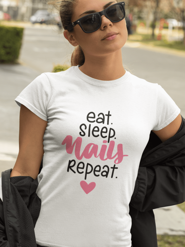 Eat Sleep Nails Repeat - nohtarca — različica 3