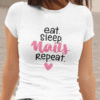 Eat Sleep Nails Repeat - nohtarca — različica 4