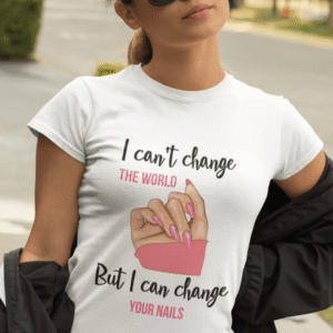 I Can`t Change The World, But I Can Change Your Nails — detajl natisa