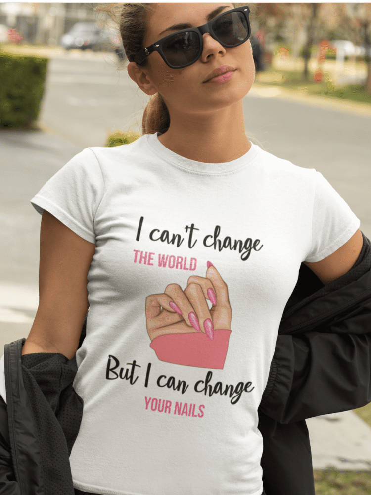 I Can`t Change The World, But I Can Change Your Nails — detajl natisa