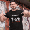 ZENINOVDRINKINGTEAMCRNAMAJICA Majica - Ženinov Drinking Team — detajl natisa
