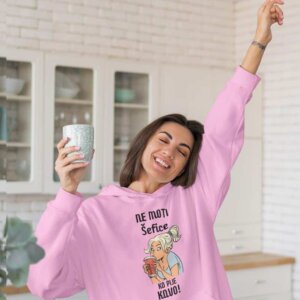 Kapucar - Ne Moti Šefic, Ko Pije Kavo — tisk na majico