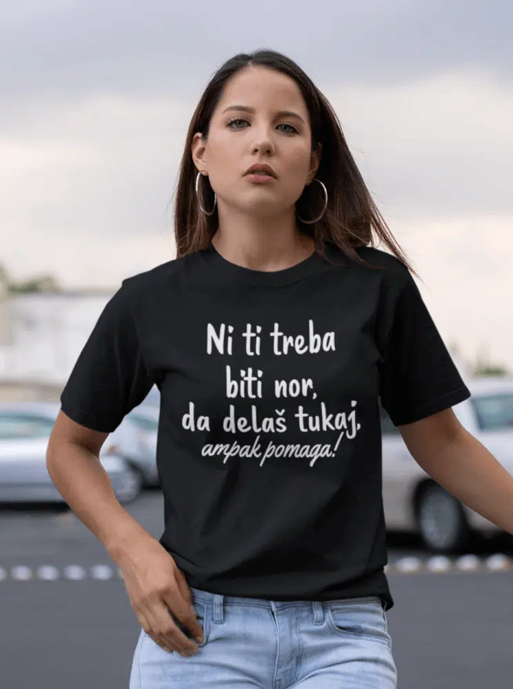 Ni Ti Treba Biti Nor, Da Delaš Tukaj — različica 3