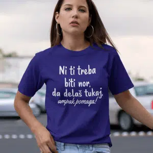 Ni Ti Treba Biti Nor, Da Delaš Tukaj — detajl natisa