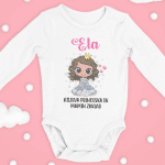 Otroški bodi - Princeska [IME PO ŽELJI] — tisk na majico
