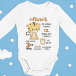 Otroški bodi - Tigerček, Na Svet Sem Prijokal — tisk na majico