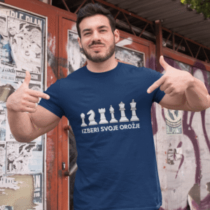 Šahist - Izberi Svoje Orožje — tisk na majico