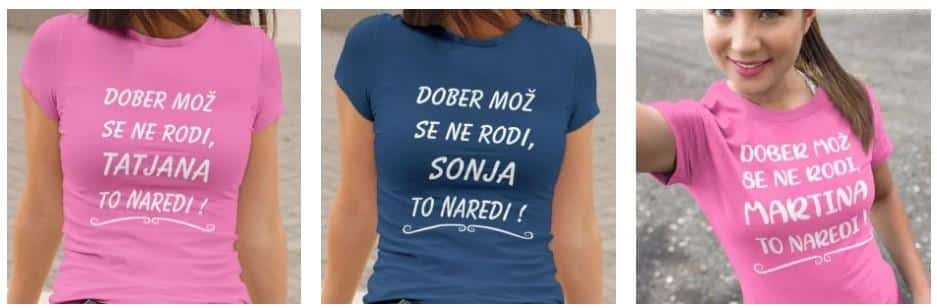 tisk ma majice dober moz1