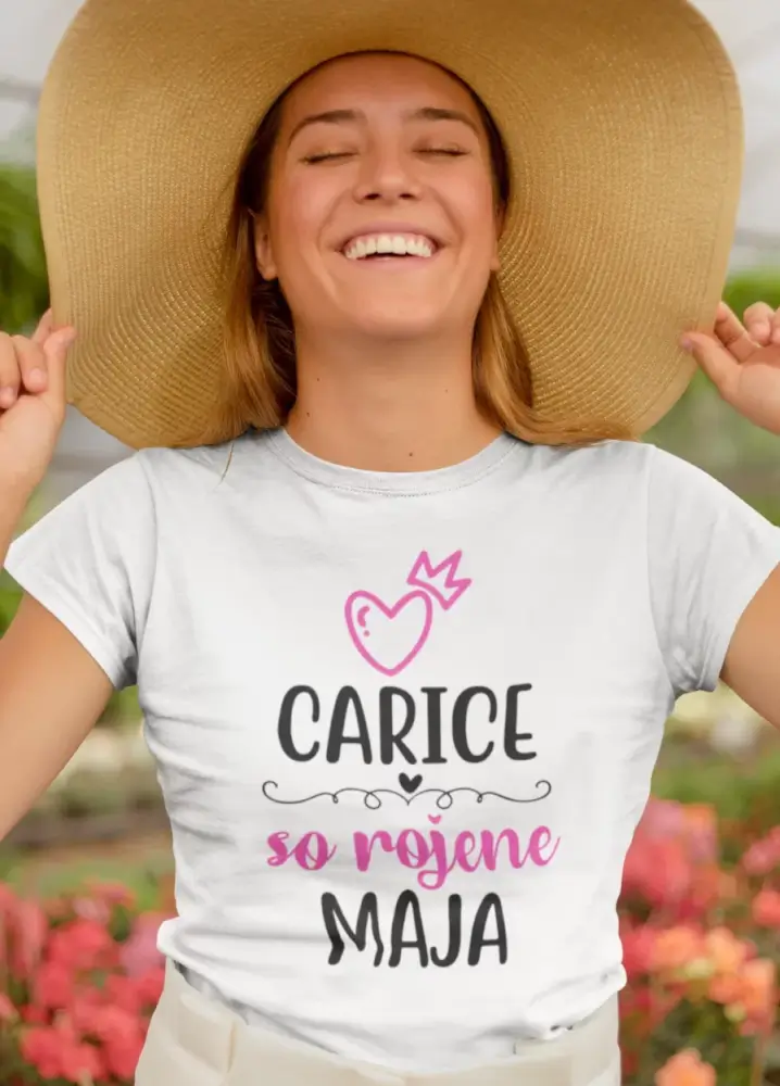 Majica Carice So Rojene MAJA (NOVO) — detajl natisa