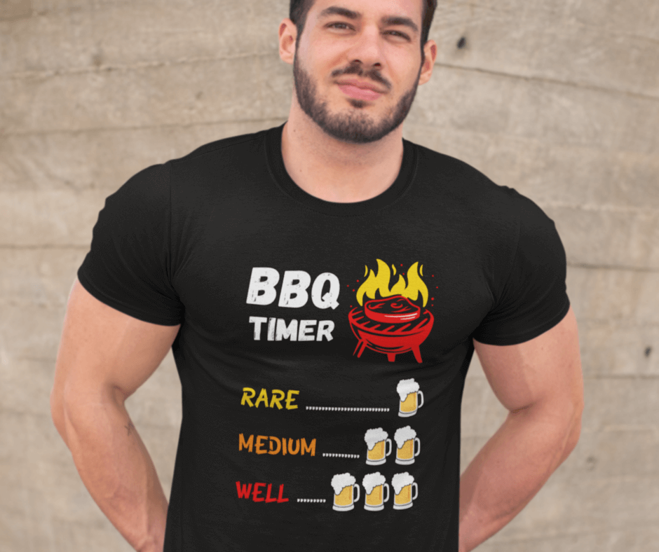 BBQ TIMER — tisk na majico