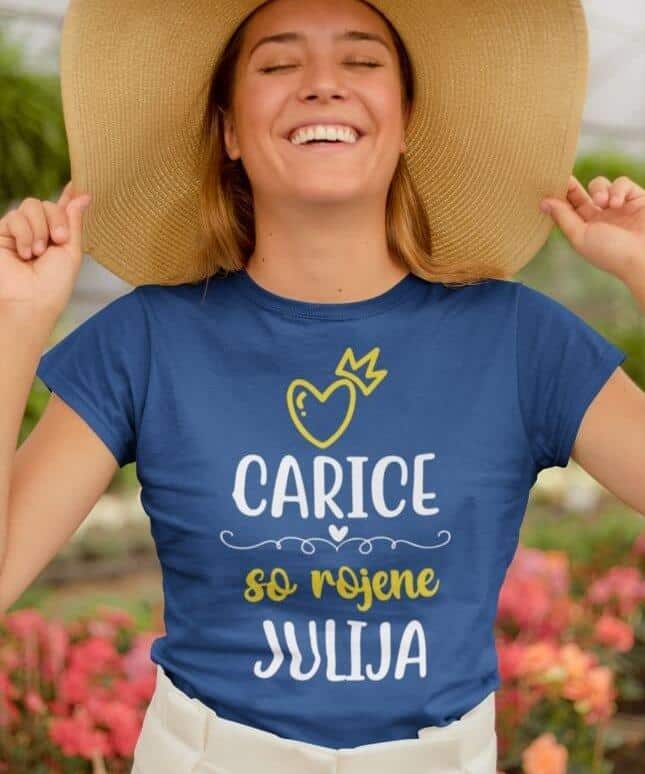 Majica Carice So Rojene JULIJA — tisk na majico