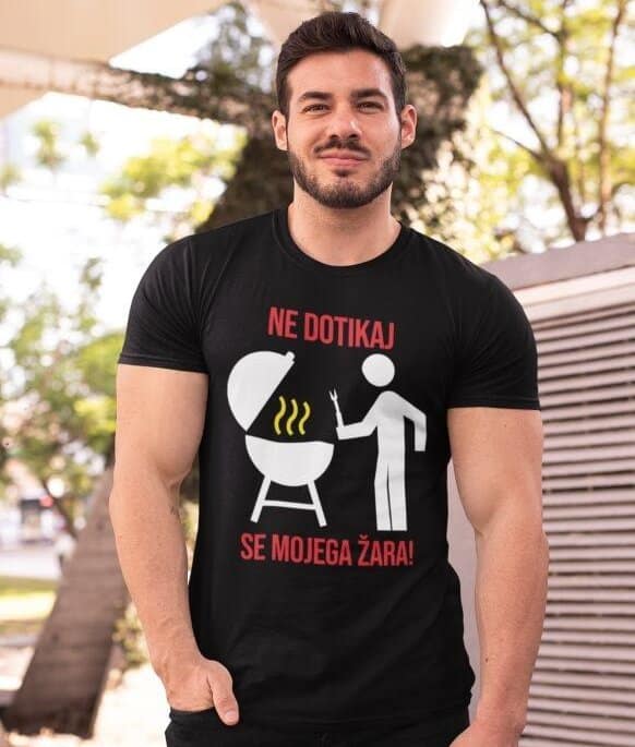 Ne Dotikaj Se Mojega Žara — tisk na majico