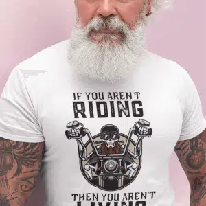 If You Aren`t Riding, Then You Arent`t Living — detajl natisa