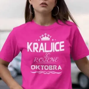Kraljice So Rojene Oktobra — tisk na majico