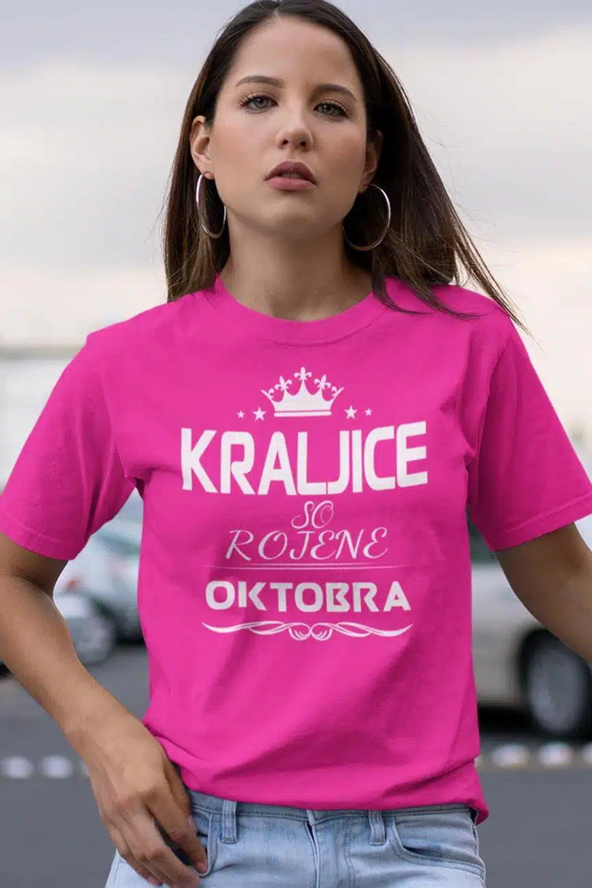Kraljice So Rojene Oktobra — tisk na majico