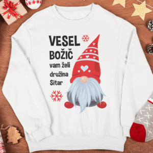 Vesel Božič Vam Želi Družina [po želji] — tisk na majico