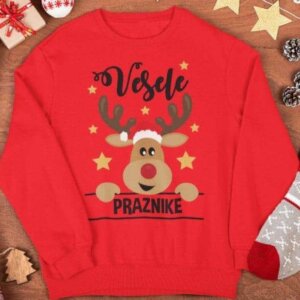 Jelenček - Vesele Praznike — detajl natisa