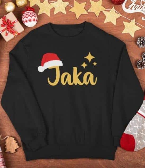 Božič - MAMI, ATI, BABI [napis po želji] — različica 3