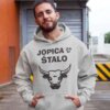mockup-of-a-man-wearing-a-heather-hoodie-at-a-parking-lot-28625 (9) Jopica Za V Štalo - BIK — različica 3