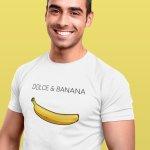 Dolce & Banana — tisk na majico