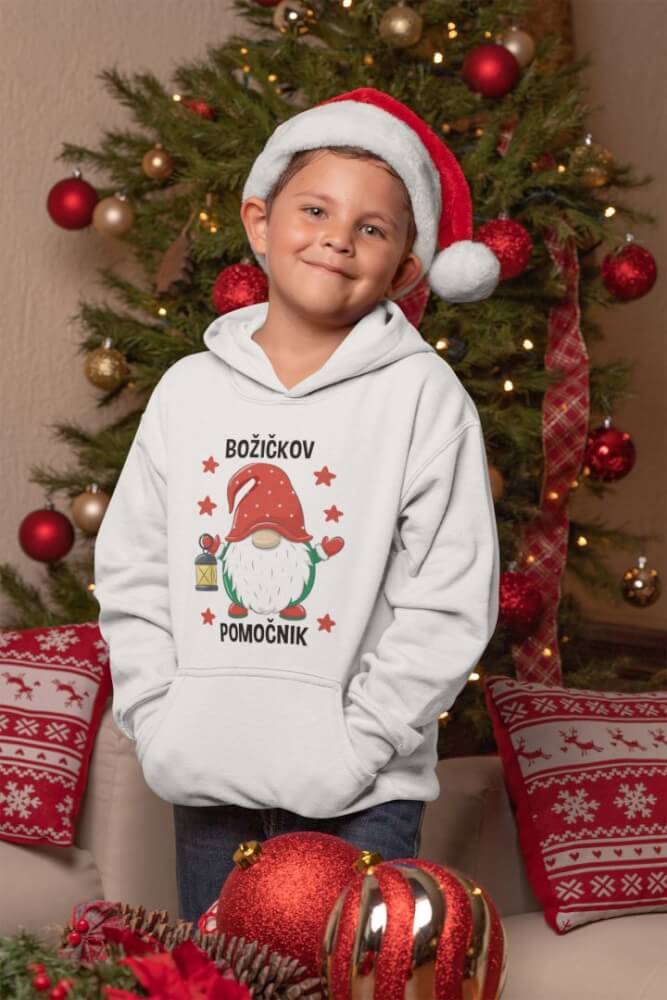 Božičkov Pomočnik (otroški) — tisk na majico