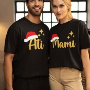 Božične majice za ati in mami