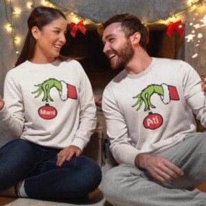 GRINCH - bunkica z imenom po želji — detajl natisa