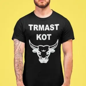 Trmast Kot BIK — tisk na majico