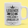 Skodelica - Legende so rojene MESEC PO ŽELJI — tisk na majico