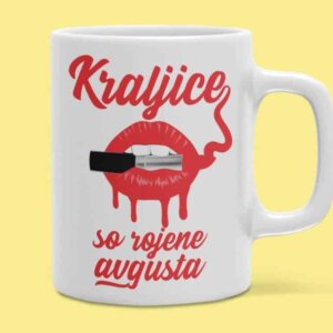 Skodelica - Kraljice So Rojene "ŠMINKA" — tisk na majico