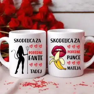 Skodelica Za Poredne Fante [IME po želji] — detajl natisa