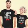 Majica Za Pare - I Stole Her Heart, So I`m Stealing — tisk na majico